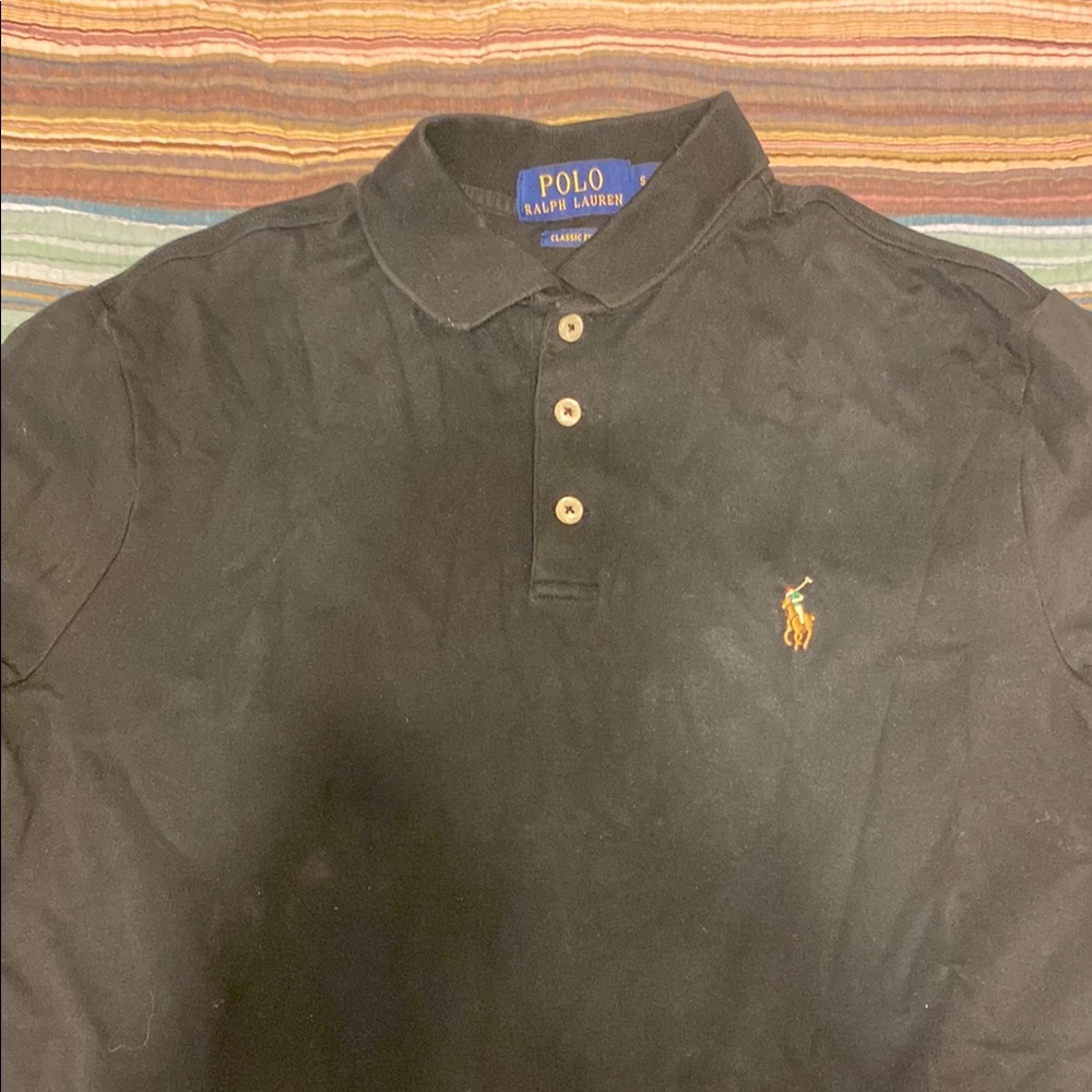 Ralph Lauren Black Polo Shirt